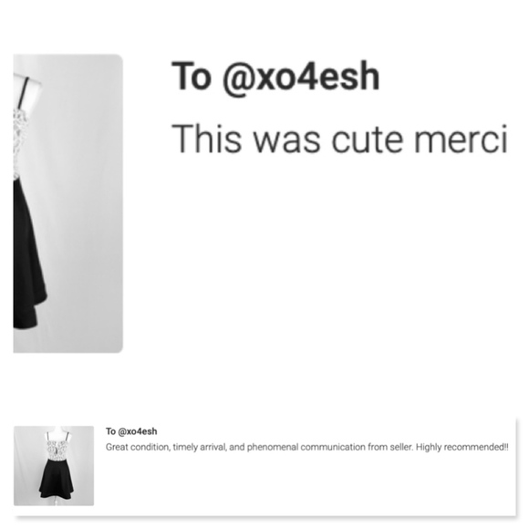 VENUS Lace Detail Flare Dress, Black & White - Picture 5 of 7